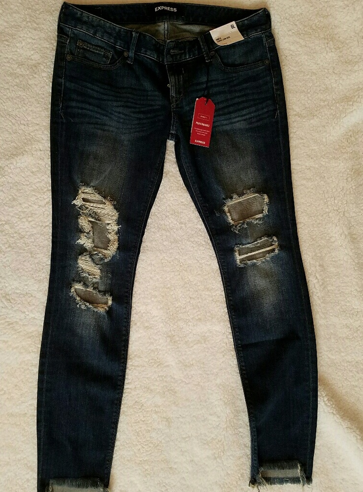 Express jean leggings